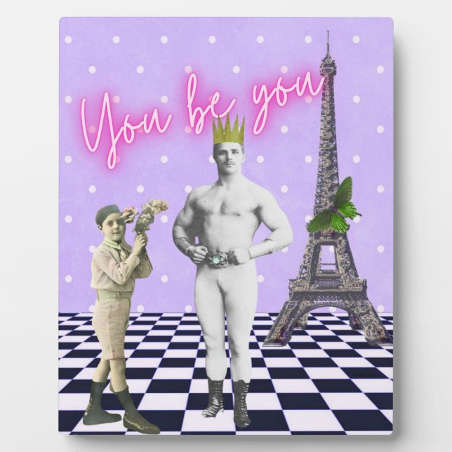 Du bist du, die Pop-Kunst zu bestärken Fotoplatte (Vorderseite)