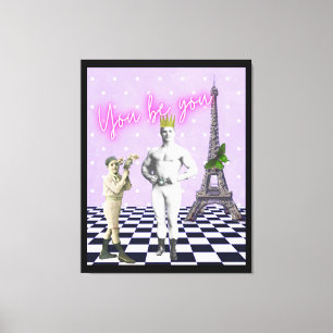 Du bist du, die Pop-Kunst zu bestärken Leinwanddruck