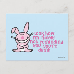Du bist Dumb Postkarte