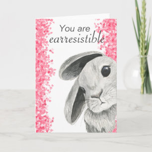 Du bist Earresistible Jubiläums-Easer-Hase Karte