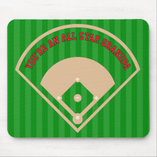 Du bist ein All Star Baseball Field Geschenk Mousepad