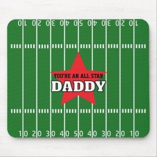 Du bist ein All Star Football Field Geschenk Mousepad