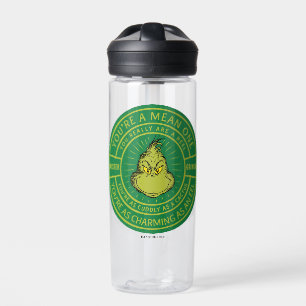 Du bist ein Böser Mister Grinch-Abzeichen Trinkflasche