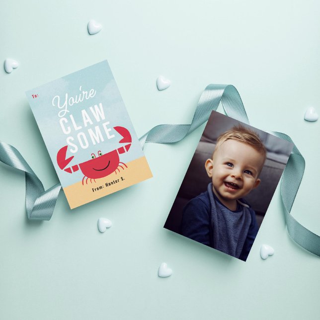 Du bist ein Claw-some Crab Beach Classroom Valenti Einladung (Von Creator hochgeladen)