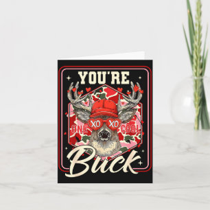 Du bist ein cooler Bock Tarnung Valentinstag Hu Karte