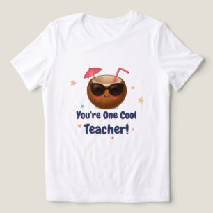 Du bist ein Cooler Lehrer - Funny Coconut T - Shir Tri-Blend Shirt