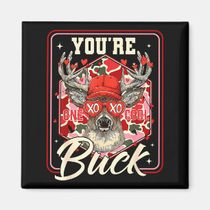 Du bist ein cooler Typ Tarnung Valentinstag Hu Magnet