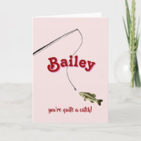 Du bist ein echter Fang Pinker Valentinstag-Angler