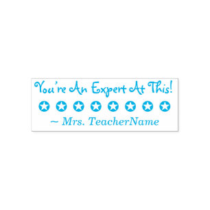 "Du bist ein Experte!" Briefmarke aus Kautschuk Permastempel