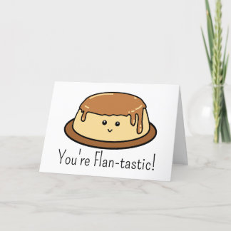 Du bist ein flan-tastischer Welternährungstag Dankeskarte