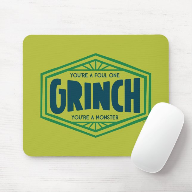 Du bist ein Foul One Grinch Mousepad (Mit Mouse)