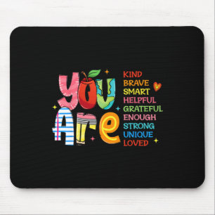 Du bist ein freundliches tapferes intelligentes He Mousepad