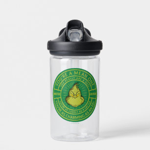 Du bist ein Gemeines One Mister Grinch Abzeichen Trinkflasche