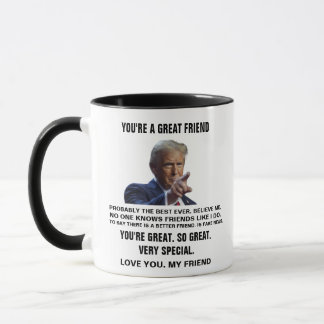 Du bist ein großer Freund, der beste Freund Tasse