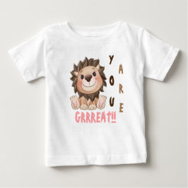Du bist ein großer Niedlicher Löwe Baby T-shirt