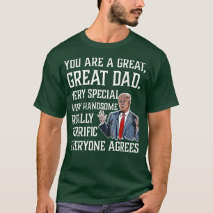Du bist ein großer Vater Funny Donald Trump Vathe T-Shirt