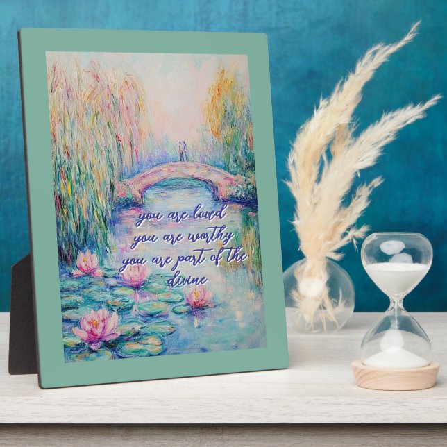 Du bist ein liebender Impressionismus Fotoplatte (Seite)