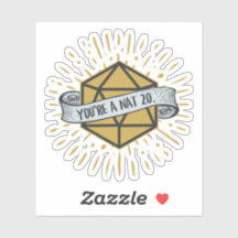 Du bist ein Nat 20 d20 Dungeons and Dragons