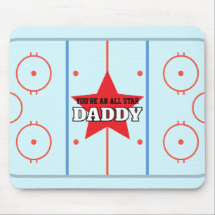 Du bist ein Personalisiertes Allstar-Hockey-Rink-G Mousepad