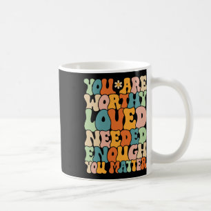 Du bist ein Problem freundlich sein Groovy Mental Kaffeetasse