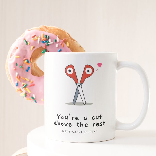 Du bist ein Schnitt über dem Erholung glücklichen  Zweifarbige Tasse (Von Creator hochgeladen)