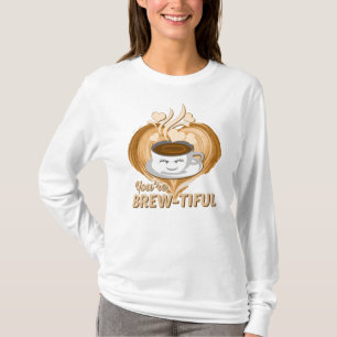 Du bist ein schöner Funny Coffee Gag T-Shirt