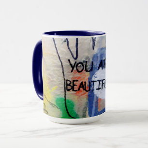 Du bist ein schöner Graffiti Tasse