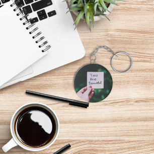 Du bist ein schöner Text-Schlüsselanhänger Schlüsselanhänger