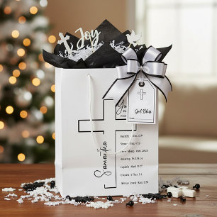 Du bist ein schönes Kreuz personalisiert Mittlere Geschenktüte