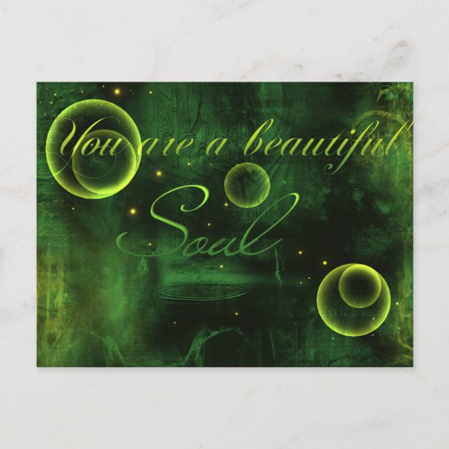 Du bist ein schönes Soul Postkarte (Vorderseite)