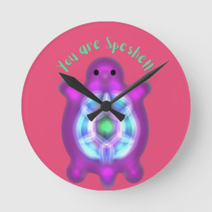 Du bist ein Speshell-Schildkröten-Personalisiertes Runde Wanduhr