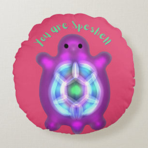 Du bist ein Speshell-Schildkröten-Personalisiertes Rundes Kissen