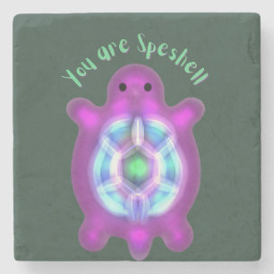 Du bist ein Speshell-Schildkröten-Personalisiertes Steinuntersetzer