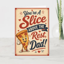 Du bist ein Stück besser als der Rest Papa-Karte
