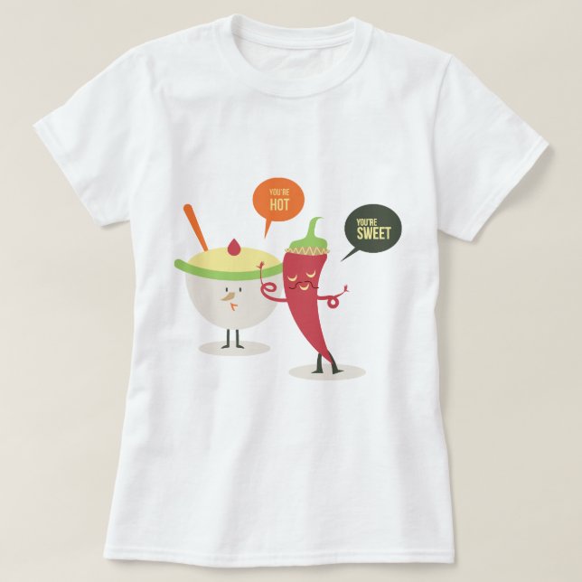 Du bist ein süßer Chili-Kuchen T-Shirt (Design vorne)