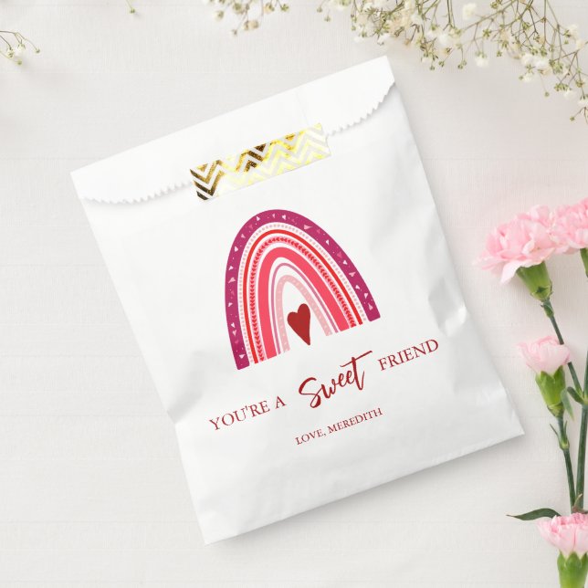 Du bist ein süßer Freund Valentine Boho Rainbow Geschenktütchen (Versiegelt)