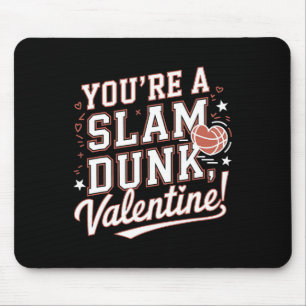 Du bist ein Valentinstag Romantischer Basketball S Mousepad