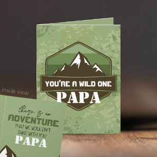 Du bist ein Wild One Falted Dankeschön Card Dankeskarte