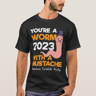 Du bist ein Wurm mit einem Schnurrbart James Tom A T-Shirt