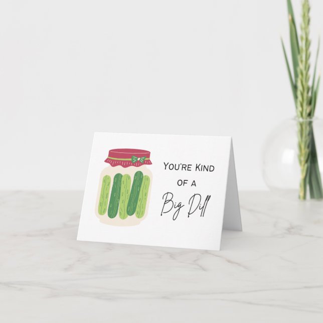 Du bist eine Art großer Mühe - Ermutigung Karte (Vorderseite)
