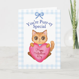 Du bist eine besonders tolle Katzen-Valentinstag-K Karte