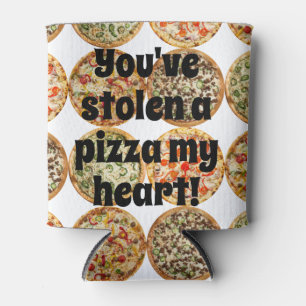 Du bist eine echte Pizzaarbeit! Dosenkühler