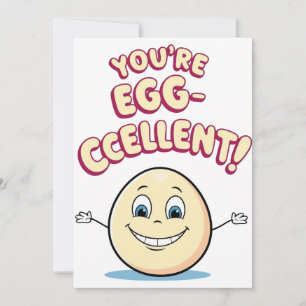 Du bist eine Eier-klasse-Wunschkarte Feiertagskarte