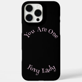 Du bist eine Foxy Lady | Fox Couple Kissing Black iPhone 16 Pro Max Hülle