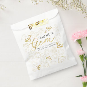 Du bist eine Geburtstagsparty Gem Pour-Tasche Geschenktütchen