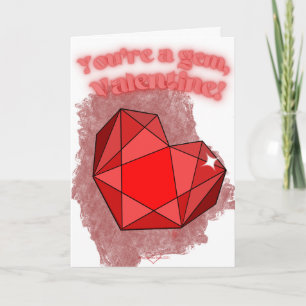 Du bist eine Gem Valentinstag-Karte Karte