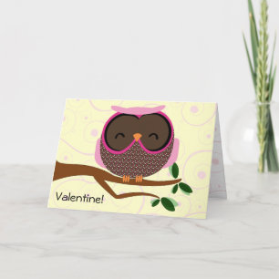 Du bist eine Hoot Valentine Card Feiertagskarte