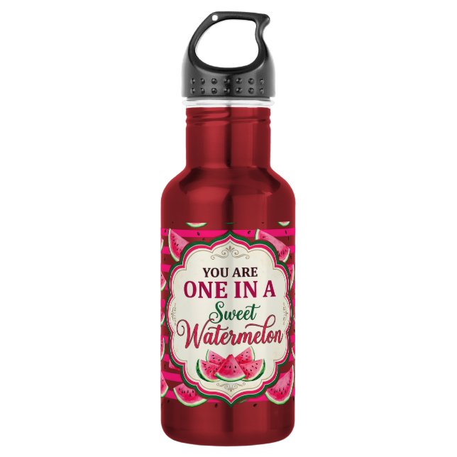 Du bist eine in einer edelstahlflasche (Vorderseite)