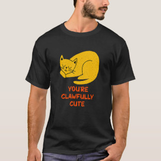 Du bist eine krallenhaft süße Katzenpaar-Katze T-Shirt