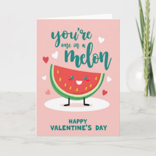 Du bist eine Melone unter vielen Valentinskarte Karte